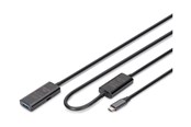 USB kaapelit - DIGITUS - USB extension cable - 24 pin USB-C to USB Type A - 10 m - DA-73111
