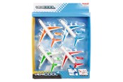 Leluautot - Toi-Toys - Vehicool Pull Back Airplanes 4pcs. - 26854A