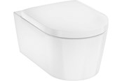 WC:t, istuimet, bideet ja varaosat - Hansgrohe EluPura S wall-hung toilet 540 w/flush rim with SC/QR seat with lid, white - 61119450