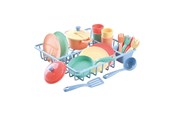 Leikkikeittiöt ja tarvikkeet - PLAY - Dish drainer & Kitchenware (23 pcs) - 4820