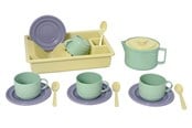 Leikkikeittiöt ja tarvikkeet - Plasto Coffee Set Bioplastic - 3869000ECO