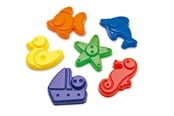 Ulkoleikit - Plasto 6 hiekkamuotin setti verkossa (9–12 cm) - 2441000