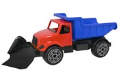 Ulkoleikit - Plasto Giant Tipper Truck with Snow Plough (82 cm) - 1296000BOX