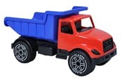 Ulkoleikit - Plasto Giant Tipper Truck (60 cm) RedBlue - 1096000BOX