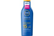 Vartalonhoito - Nivea Protect & Moisture Lotion SPF 15 200 ml - 4005900370655