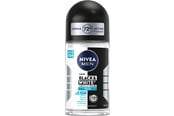 Parfyymit & Tuoksut - Nivea Black & White Invisible Fresh Male Roll on 50ml - 42449188