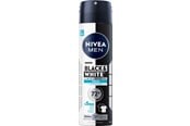 Parfyymit & Tuoksut - Nivea Black & White Invisible Fresh Male Spray 150ml - 4006000104799