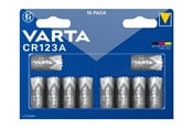 Akut ja akkukahvat - VARTA Professional battery - cylindrical - 10 x CR123A - primary lithium manganese - 6205301461