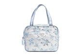 Laukut - Karen - Toiletry bag with handle - Blue brocade - 5713982011883
