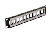 Lisätarvikkeet - DeLOCK Keystone Patch Panel - 12 Ports - 43326