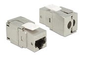 Lisätarvikkeet - DeLOCK Keystone Module RJ45 jack Cat.6A toolfree - 86288