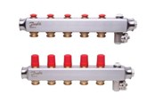 Lattialämmitys - Danfoss floor heating manifold 5+5 SSM - 088U0805