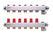Lattialämmitys - Danfoss floor heating manifold 6+6 SSM - 088U0806