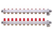 Lattialämmitys - Danfoss floor heating manifold 11+11 SSM - 088U0811