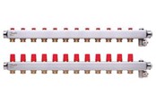 Lattialämmitys - Danfoss floor heating manifold 12+12 SSM - 088U0812