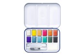 Kirjoitus- ja piirustustarvikkeet - Staedtler Watercolour pans metallic DJ 12x - 888M M12-C
