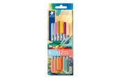 Kirjoitus- ja piirustustarvikkeet - Staedtler Fibre tip pen 2tips twin color 6pc - 3280C6E2-2