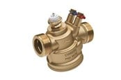 Lämmityksen säätö - Danfoss AB-QM 4.0 flow limiter DN25 np/measuring outlet brass dezincification-free - 003Z8205