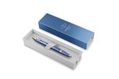 Kirjoitus- ja piirustustarvikkeet - Parker IM Writing Rituals Ballpoint Peaceful Blue Finish with Gradient & Chrome Trims Medium Point Blue Ink Gift Box - 2203906