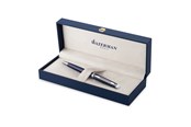 Kirjoitus- ja piirustustarvikkeet - Waterman Hemisphere Ballpoint pen Blue Lacquer with Palladium trim Medium tip Blue Ink Gift Box - 2214206