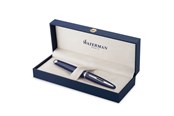 Kirjoitus- ja piirustustarvikkeet - Waterman Carene Fountain Pen Blue Lacquer with palladium trim  18K Gold Fine Nib Blue Ink Gift Box - 2214311