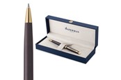Kirjoitus- ja piirustustarvikkeet - Waterman Hémisphère Ballpoint Pen | Lava Black (The Understated Edit Collection) | Medium Point with Blue Ink | Gift Box - 2217942