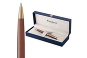 Kirjoitus- ja piirustustarvikkeet - Waterman Hémisphère Ballpoint Pen | Copper Red (The Understated Edit Collection) | Medium Point with Blue Ink | Gift Box - 2217950