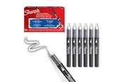 Kirjoitus- ja piirustustarvikkeet - Sharpie Creative Marker Acrylic Paint Pens | Brush Tip Water-Based Paint Markers | White | 6 Count - 2218111