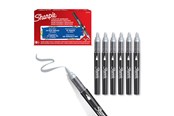 Kirjoitus- ja piirustustarvikkeet - Sharpie Creative Marker Acrylic Paint Pens | Brush Tip Water-Based Paint Markers | Cool Grey | 6 Count - 2218120