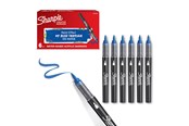 Kirjoitus- ja piirustustarvikkeet - Sharpie Creative Marker Acrylic Paint Pens | Brush Tip Water-Based Paint Markers | Blue | 6 Count - 2218125