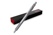 Kirjoitus- ja piirustustarvikkeet - Rotring 600 Gel Pen | 0.55 mm | Black Ink | Silver Metal Body Pen | Non-Slip Knurled Grip & Hexagonal Barrel | Refillable - 2196011