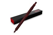 Kirjoitus- ja piirustustarvikkeet - Rotring 600 Ballpoint Pen | Medium Point | Black Ink | All-Metal Body Pen | Chocolate Truffle | Non-Slip Knurled Grip & Hexagonal Barrel | Refillable - 2204407