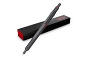 Kirjoitus- ja piirustustarvikkeet - Rotring 600 Ballpoint Pen | Medium Point | Black Ink | All-Metal Body Pen | Dark Stone | Non-Slip Knurled Grip & Hexagonal Barrel | Refillable - 2204408