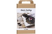 Askartelu- ja taidetarvikkeet - Creativ Company Craft Kit Resin Casting Mussel - Black/Gold - 977818