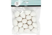 Askartelu- ja taidetarvikkeet - Creativ Company - Quail eggs White 18 pcs. - 51023