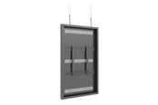 Seinäkiinnitys, AV-kiinnikkeet & AV-kalusteet - Multibrackets M Pro Series enclosure - Slim - for flat panel - universal wire - black - Max 25 kg - recommended for 55" - 7350105217722