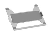 Seinäkiinnitys, AV-kiinnikkeet & AV-kalusteet - Multibrackets M Basic mounting component - for notebook - silver - Max - recommended for - 7350105217968
