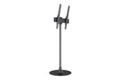 Seinäkiinnitys, AV-kiinnikkeet & AV-kalusteet - Multibrackets M stand - for flat panel - single pole round floor base - black - Max 50 kg - recommended for 65" - 7350105218361