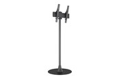 Seinäkiinnitys, AV-kiinnikkeet & AV-kalusteet - Multibrackets M stand - for flat panel - single pole round floor base - black - Max 50 kg - recommended for 65" - 7350105218354