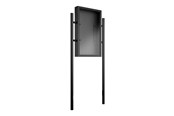 Seinäkiinnitys, AV-kiinnikkeet & AV-kalusteet - Multibrackets M Pro Series stand - minimalist elegant - for LCD / LED display - portrait outdoor anti corrosion anti theft - black - Max 50 kg - recommended for 55" - 7350022733558