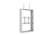 Seinäkiinnitys, AV-kiinnikkeet & AV-kalusteet - Multibrackets M Pro Series enclosure - medium - for 2 LCD displays - wire b2b - white - Max 50 kg - recommended for 43" - 7350022738867