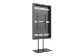 Seinäkiinnitys, AV-kiinnikkeet & AV-kalusteet - Multibrackets M Pro Series stand - dual pole enclosure high brightness floorbase - black - Max 50 kg - recommended for 75" - 7350022739284