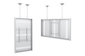 Seinäkiinnitys, AV-kiinnikkeet & AV-kalusteet - Multibrackets M Pro Series enclosure - Large - for LCD display - white RAL 9005 - Max 50 kg - recommended for 85" - 7350022739215