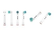 Sähköhammasharjat - Nordic Quality Hammasharjan vaihtopäät Sensitive Brush Heads - 10-Pack - EB17S-P-10