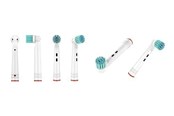 Sähköhammasharjat - Nordic Quality Hammasharjan vaihtopäät Sensitive Brush Heads - 4-Pack - EB17S-P-4