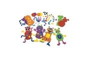 Askartelu- ja taidetarvikkeet - Colorations - Make Your Own Foam Monsters Craft Kit Set of 12 - CHMONSTE