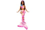 Nuket & tarvikkeet - Barbie Blooming Magic Black Mermaid Doll - JDM73