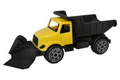 Ulkoleikit - Plasto Giant Tipper Truck with Snow Plough (82 cm) - 1296000YEB