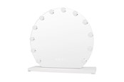 Meikkipeilit - UNIQ London Round Makeup Mirror with 12 LED lights - 7268