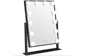 Meikkipeilit - UNIQ New York Mega Makeup Mirror with 12 LED lights - Black - 7275-1